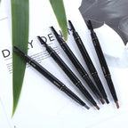 HANDAIYAN Eyebrow Pencil Automatic Rotating Double Head Long Lasting Natural Waterproof 5 Color Triangle Eyebrow Pen Make Up