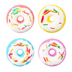 Kids Bath Bomb Bubble Bath Salt Ball for Shower Doughnut Heart Shape Bathing Spa Essential Oil Moisturize Dry Skin Children Gift