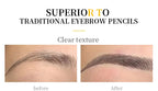 4 Points Eyebrow Pen 5 Colors Liquid Brow Pencil Dark Brown Microblading Eyebrow Pencil Waterproof Eyebrow Tattoo Pen Cosmetics