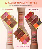 Curve Case Cream Eyebrow Cream Blush Highlighter Palette Matte Shimmer Finishes Shadow Tones Long-Lasting Cosmetics