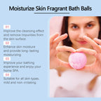 Bubble Bath Bombs Exfoliating Relief Relaxing Aromatherapy Shower Moisturizing Nourishing Fragrance Spa for Adults Body Cleanser