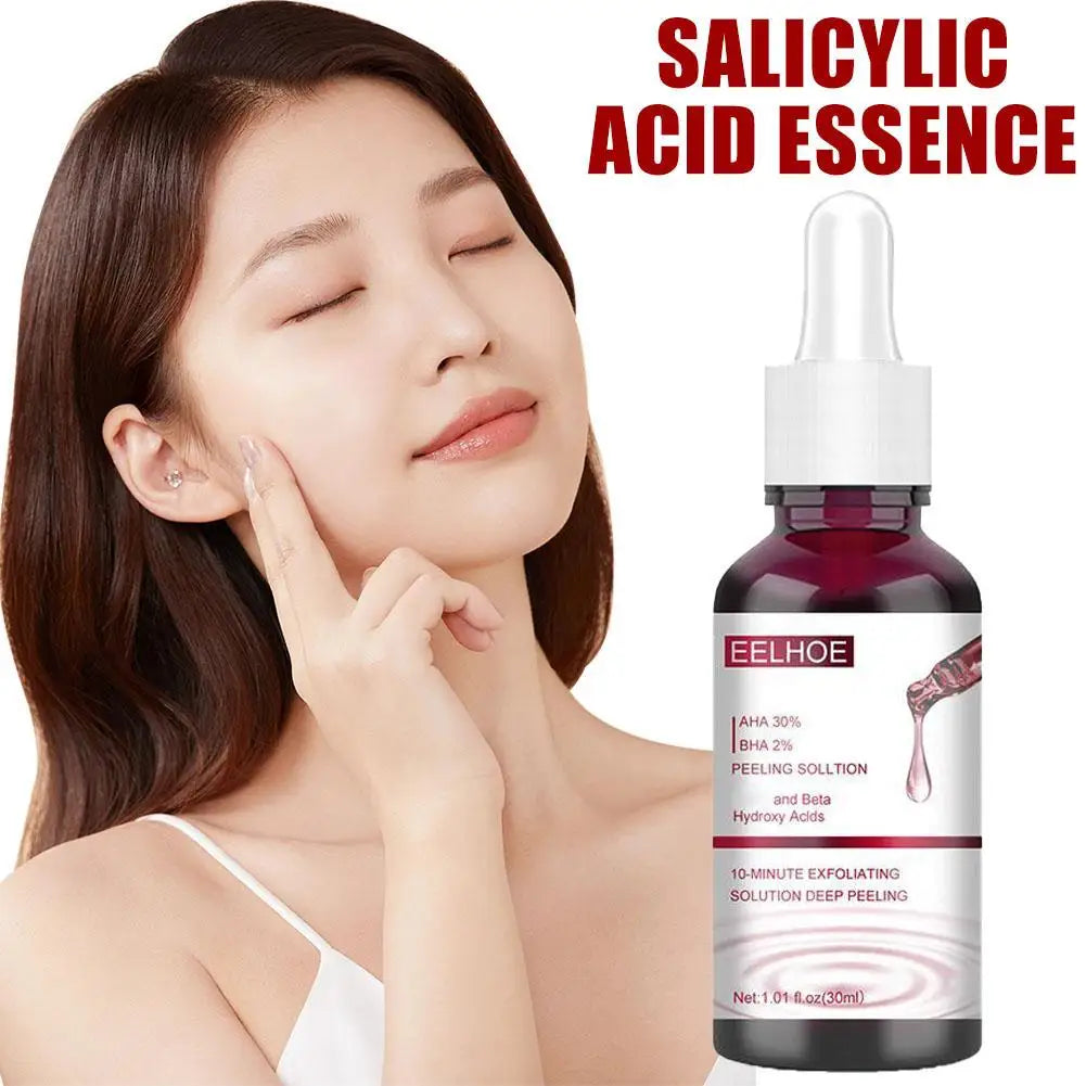 30ml Salicylic Acid Shrink Pores Serum Moisturizing Nourishing Smooth skin Essence reduce Acne Blackhead Skin care for Women