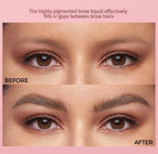 Wild Eyebrow Pencil Square Angled Brush Velvet 3D Brow Dye Cream Hairline Anti-smudge Waterproof Multifunction Eyebrow Tint Pen