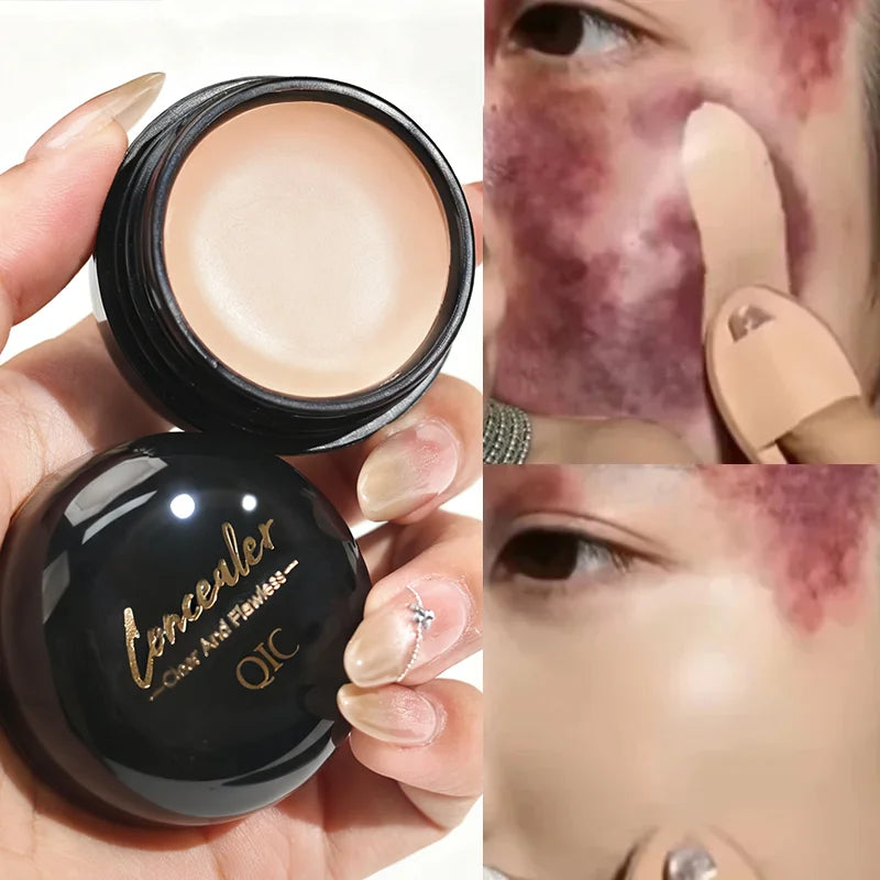 Waterproof Full Coverage Concealer for Tattoos, Scars - Natural Finish Foundation for All Skin Tones & Types