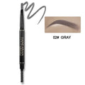 HANDAIYAN Eyebrow Pencil Automatic Rotating Double Head Long Lasting Natural Waterproof 5 Color Triangle Eyebrow Pen Make Up