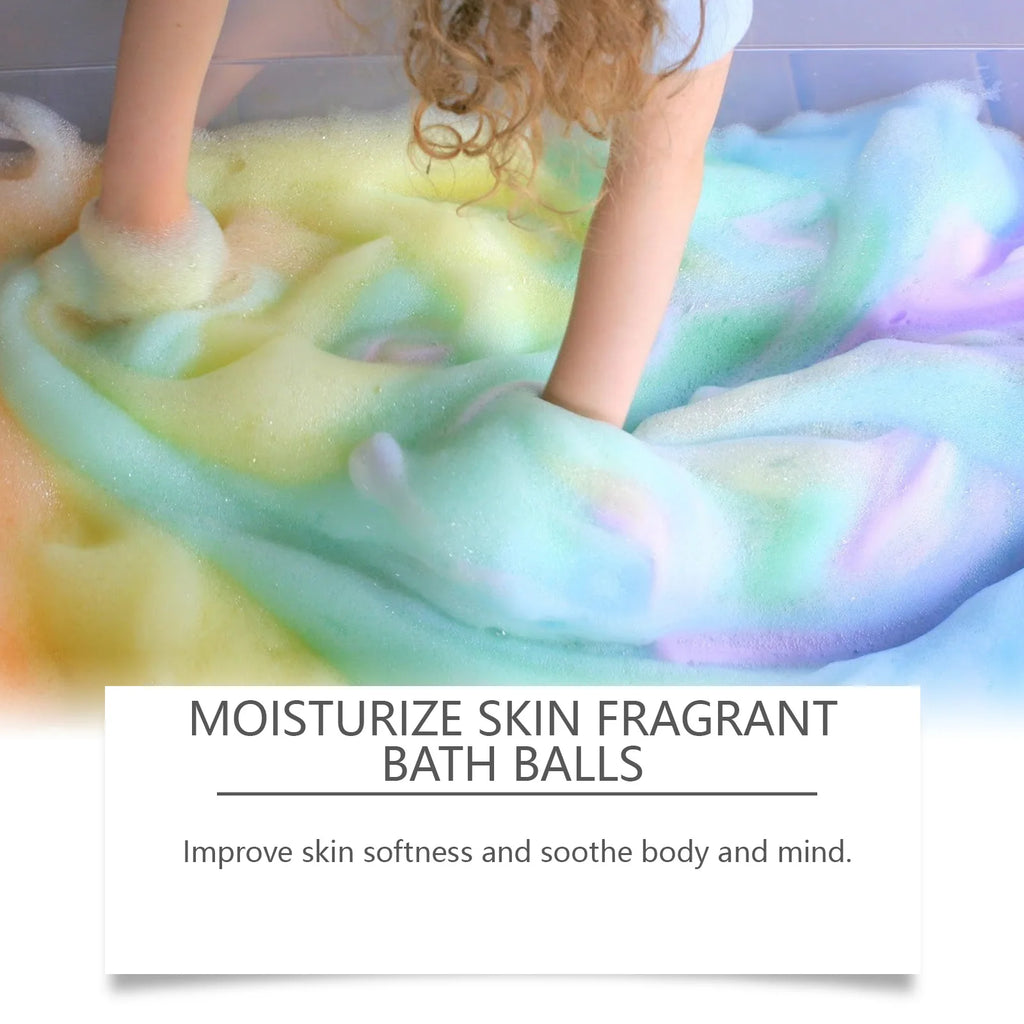 Bubble Bath Bombs Exfoliating Relief Relaxing Aromatherapy Shower Moisturizing Nourishing Fragrance Spa for Adults Body Cleanser