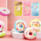 Kids Bath Bomb Bubble Bath Salt Ball for Shower Doughnut Heart Shape Bathing Spa Essential Oil Moisturize Dry Skin Children Gift