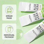 20pcs Aloe Vera Gel Portable Sleeping Mask Soothing & Repairing After Moisturizing Hydrating Shrink Pores Facial Mask Skin Care