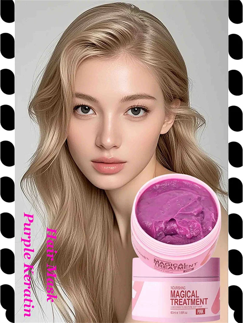Magical Keratin Hair Mask 5 Seconds Repair Hair Soft Smooth Shiny Deep Moisturize Conditioner For Dry Damaged Hair All Hair Type