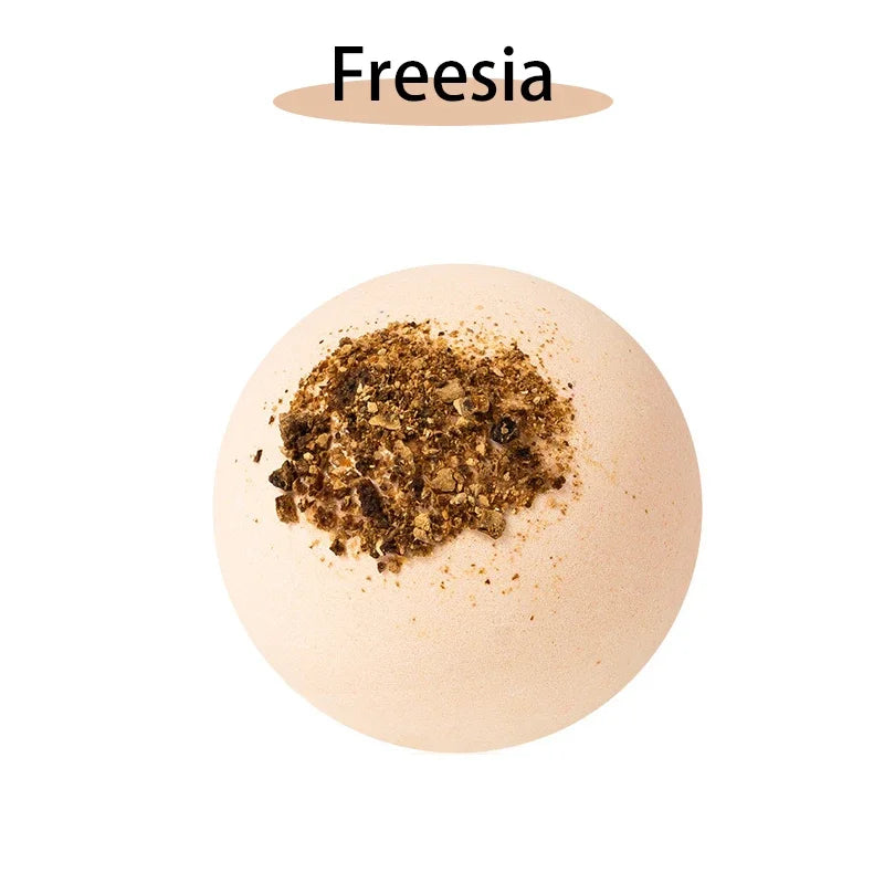 Plant Bath Ball Aromatherapy Essential Oil Bubble Bath Ball Moisturizing Dry Skin Relaxing Spa Bath Salt Bathing
