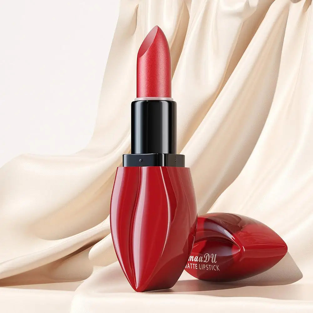 10 Color Lip Shape Matte Lipstick Waterproof Lasting Long Lasting Sexy Velvet Nude Lipsticks Lip Gloss Woman Cosmetics Wholesale