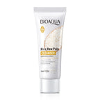 BIOAQUA Rice Raw Pulp Facial Cleanser Face Wash Foam skincare Moisturizing Skin Brightening Rejuvenation Face Cleanser Skin Care