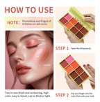 Curve Case Cream Eyebrow Cream Blush Highlighter Palette Matte Shimmer Finishes Shadow Tones Long-Lasting Cosmetics