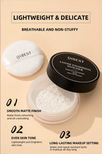 Face Loose Powder Translucent Matte Pink White Setting Powder Oil-Control Cosmetics Long-Lasting Waterproof Facial Makeup Powder