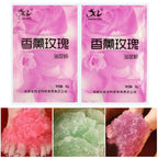 Rose Mint Lavender Bubble Bath Salt Powder Foot Bath Crystal Mud Body Scruber Skin Care Exfoliation SPA Foot Care