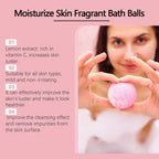 OceAura Bubble Bath Ball Moisturizing Nourishing Plant Floral Fragrance Lasting Fragrance Deep Cleansing Skin Bath Ball