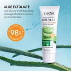 Face Exfoliating Gel Aloe Vera Facial Exfoliating Scrub Cleanses Remove Blackhead Moisturizing Shrink Pores Skin Care 30g-100g