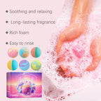 OceAura Bubble Bath Ball Moisturizing Nourishing Plant Floral Fragrance Lasting Fragrance Deep Cleansing Skin Bath Ball