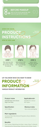 20pcs Aloe Vera Gel Portable Sleeping Mask Soothing & Repairing After Moisturizing Hydrating Shrink Pores Facial Mask Skin Care