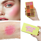 Curve Case Cream Eyebrow Cream Blush Highlighter Palette Matte Shimmer Finishes Shadow Tones Long-Lasting Cosmetics