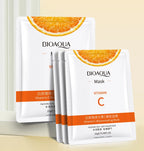10pcs BIOAQUA Vitamin C Facial Mask Face skincare Moisturizing Face Mark Brightening Repairing Facial Masks for Face Skin Care
