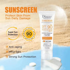 Sunscreen SPF90+ UV Radiation Protection Lsolation Whitening Moisturizing Brightening Face Body Arms Thighs Sunblock Skin Care