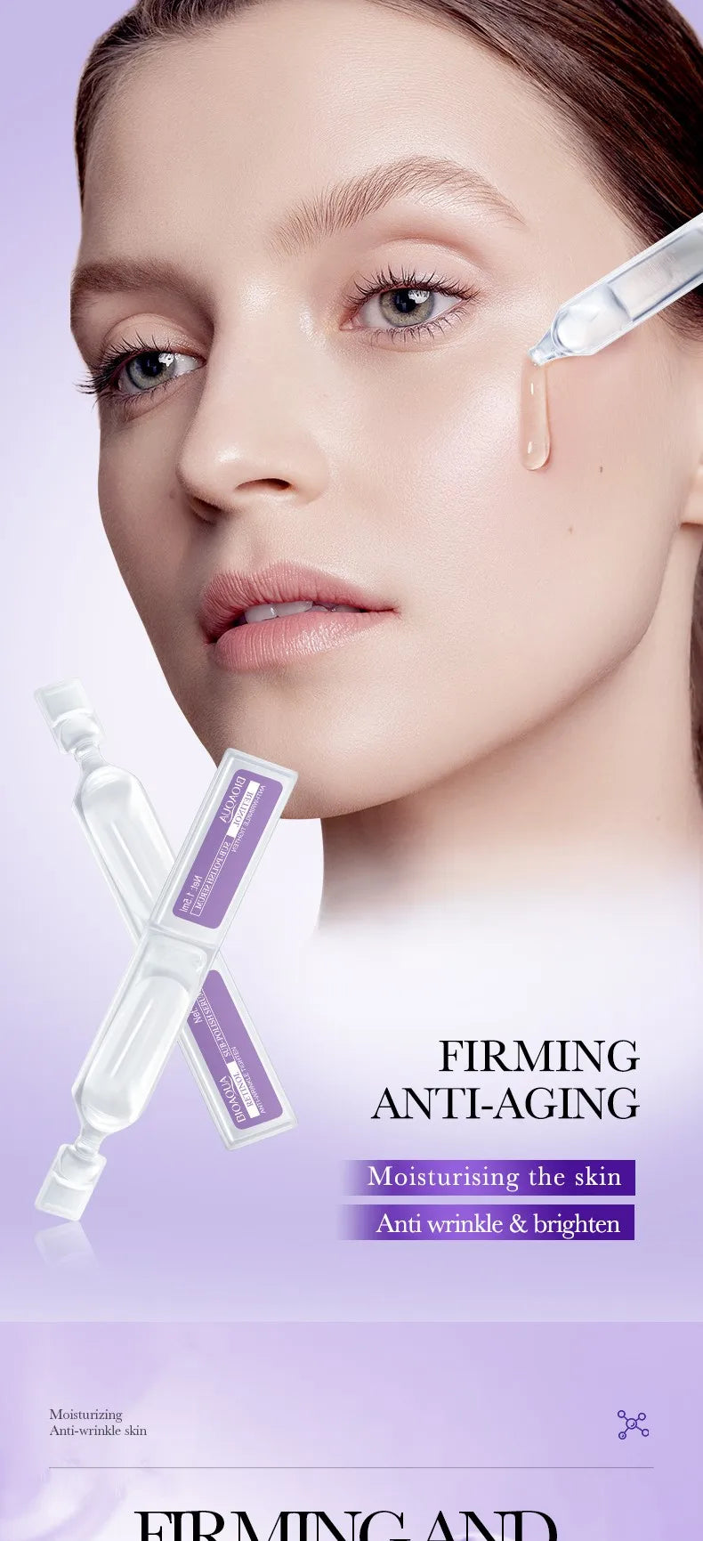 Vitamin C Retinol Essence liquid Hyaluronic acid sub polish Essence Moisturizing Anti-wrinkle firming Fade fine lines skincare