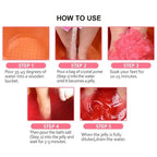 Rose Mint Lavender Bubble Bath Salt Powder Foot Bath Crystal Mud Body Scruber Skin Care Exfoliation SPA Foot Care