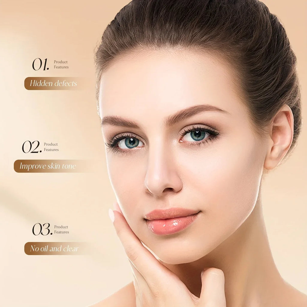 Natural Stereo Concealer Pen-Under Eye &Blemish Coverage Sweat &Waterproof Smooth Texture Portable for Beginners Flawless Finish