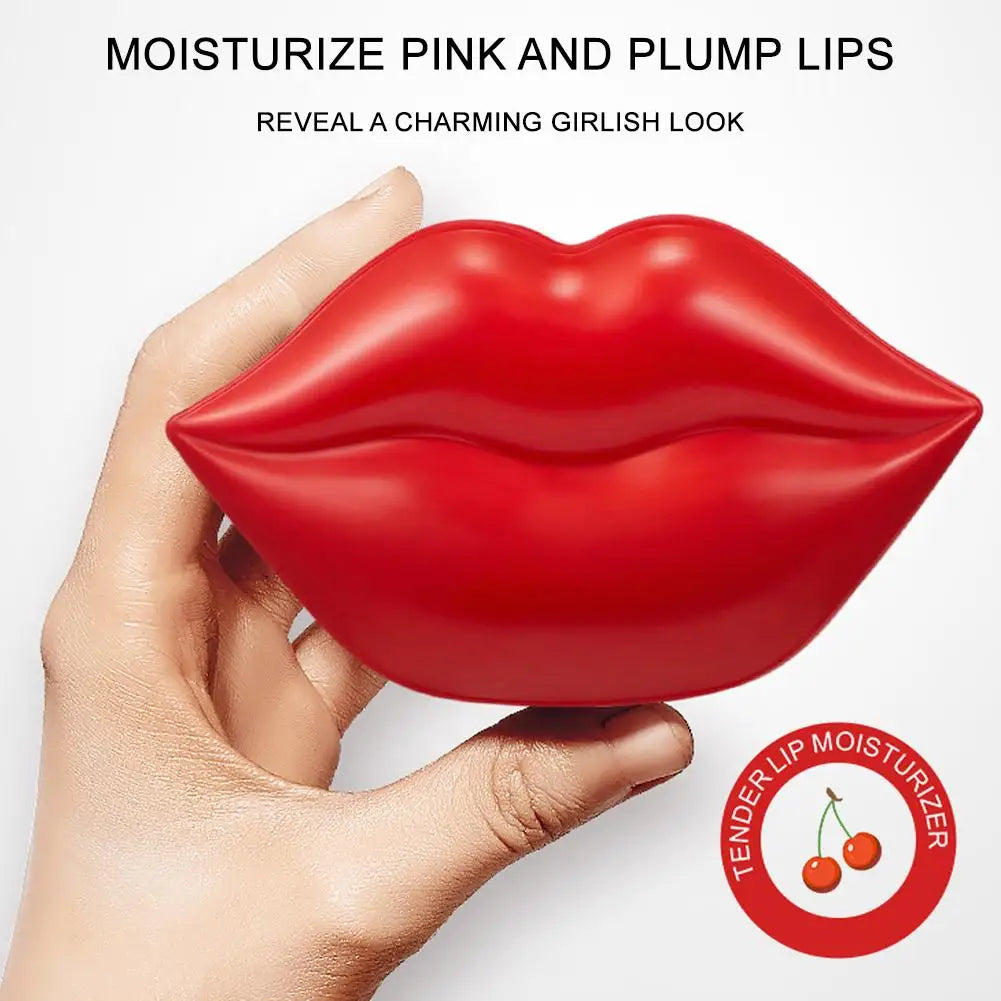 Moisturizing Cherry jelly Lip Mask Hydrating Exfoliating Lip film to Remove Dead Skin Improve Dryness Nourishing Smooth Lip Care